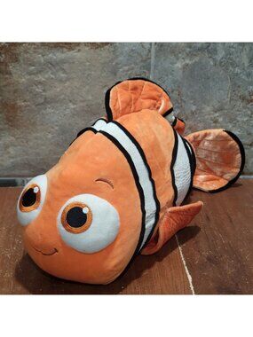 Disney Nemo Plush Toy Stuffed Animal 1994 Build A Bear Embroidered Lucky Fin